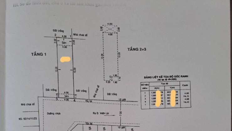 Bán nhà Vườn Lài Q12, 66m2, Đ. 7m giá chỉ 5.x tỷ